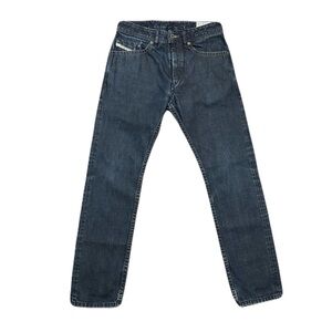 Diesel Jeans Men 28x30 Braddom Regular Slim Carrot Denim Button Fly Straight
